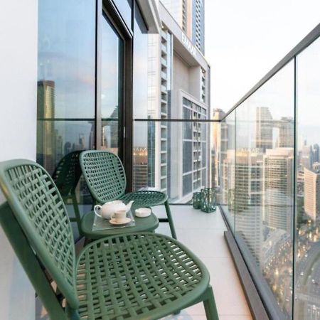 High-Floor 2 Bedroom Premium Apt And Burj Khalifa Views By Vibel Dubai Bagian luar foto