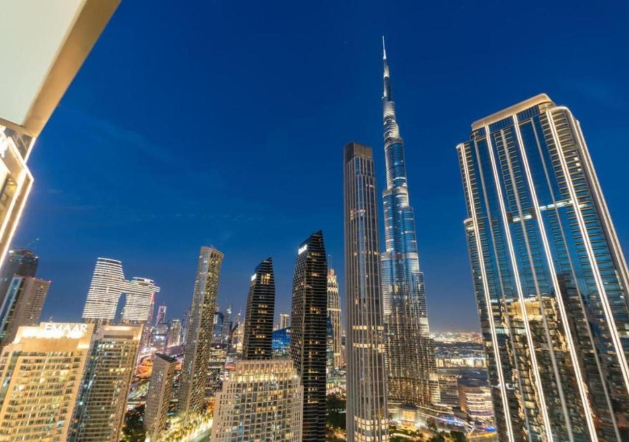 High-Floor 2 Bedroom Premium Apt And Burj Khalifa Views By Vibel Dubai Bagian luar foto