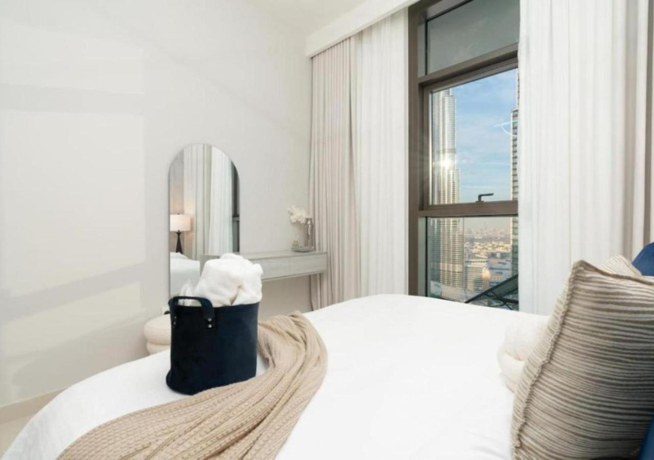 High-Floor 2 Bedroom Premium Apt And Burj Khalifa Views By Vibel Dubai Bagian luar foto