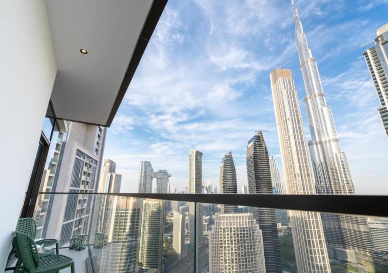 High-Floor 2 Bedroom Premium Apt And Burj Khalifa Views By Vibel Dubai Bagian luar foto