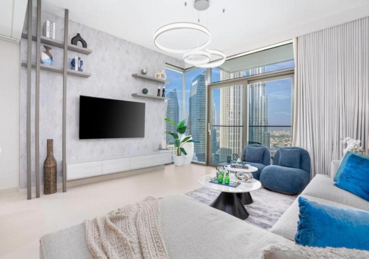 High-Floor 2 Bedroom Premium Apt And Burj Khalifa Views By Vibel Dubai Bagian luar foto